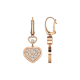 Chopard Happy Hearts 837482-5009 EARRINGS ROSE GOLD, DIAMONDS