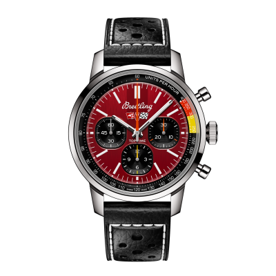 Breitling Top Time B01 Chevrolet AB01761A1K1X1 41mm Top Time Cars Corvette Stahlgehäuse rotes