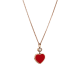 Chopard Happy Hearts 797482-5801 PENDANT ROSE GOLD, DIAMOND, RED STONE