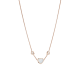 Chopard Happy Hearts 81A082-5301 NECKLACE ROSE GOLD, DIAMONDS, MOTHER-OF-PEARL