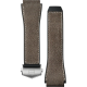 TAG Heuer Connected BT6238 Bi material Watch Strap Rubber and Leather Brown