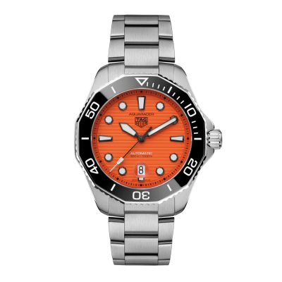 TAG Heuer Aquaracer Professional 300 Orange Driver WBP201F.BA0632 43mm automatic steelcase 300m water resistance